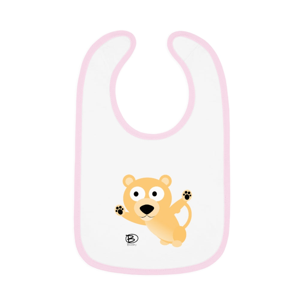 Lion Cub - Baby Contrast Trim Jersey Bib