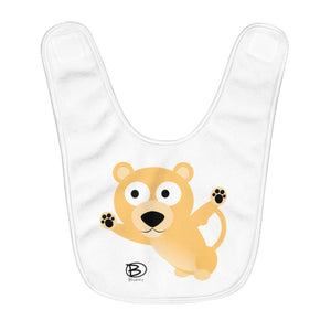 Lion Cub - Fleece Baby Bib