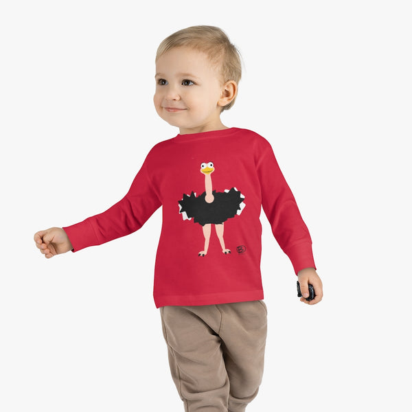 Ostrich - Toddler Long Sleeve Tee