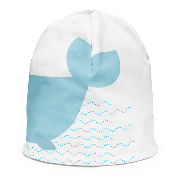 Happy Whale - All-Over Print Kids Beanie