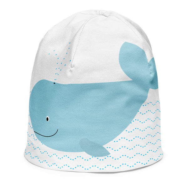 Happy Whale - All-Over Print Kids Beanie