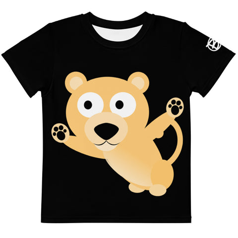 Lion Cub - Kids crew neck t-shirt - Black