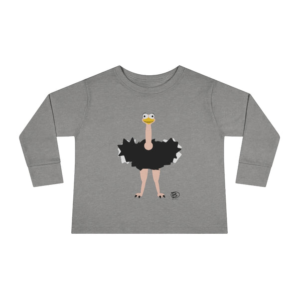 Ostrich - Toddler Long Sleeve Tee